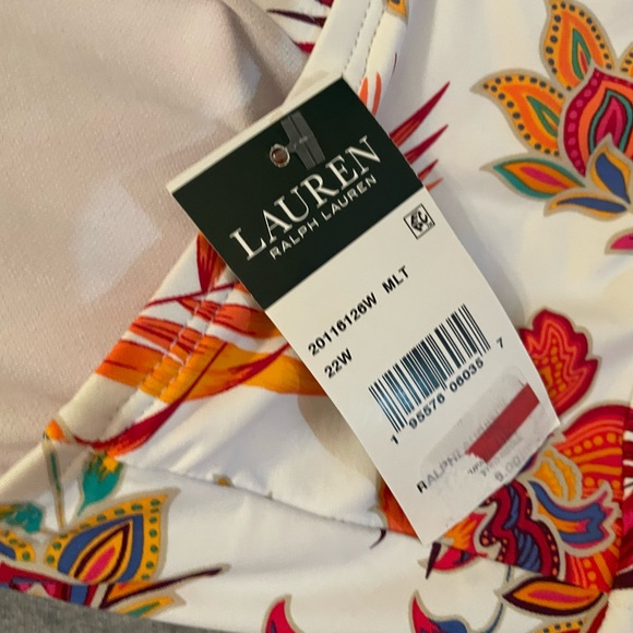 Plus Ralph Lauren swim top size 22 - Picture 7 of 13